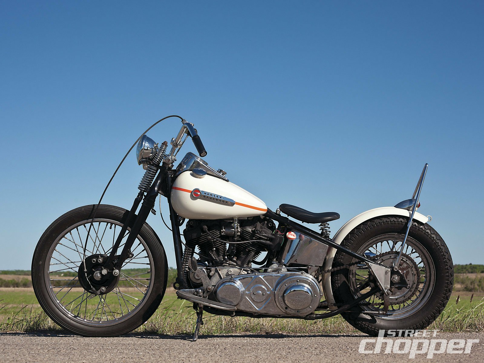 Download Chopper Motorcycle Vehicle Harley-Davidson Wallpaper