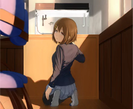 Ton-chan (K-On!) Yui Hirasawa Anime K-ON! HD Desktop Wallpaper | Background Image