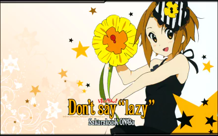 Ritsu Tainaka Anime K-ON! HD Desktop Wallpaper | Background Image