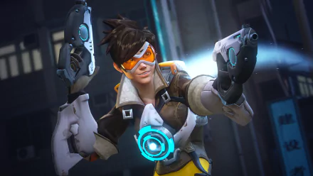 Tracer (Overwatch) video game Overwatch HD Desktop Wallpaper | Background Image