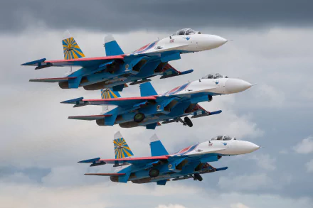warplane aircraft jet fighter military Sukhoi Su-27 HD Desktop Wallpaper | Background Image