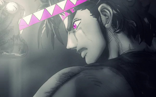 A striking HD wallpaper featuring Joseph Joestar from Jojo's Bizarre Adventure: Battle Tendency, showcasing his determined expression and iconic design in a dynamic anime style.