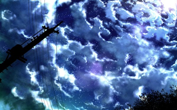 Anime Sky Cloud Starry Sky HD Wallpaper | Background Image
