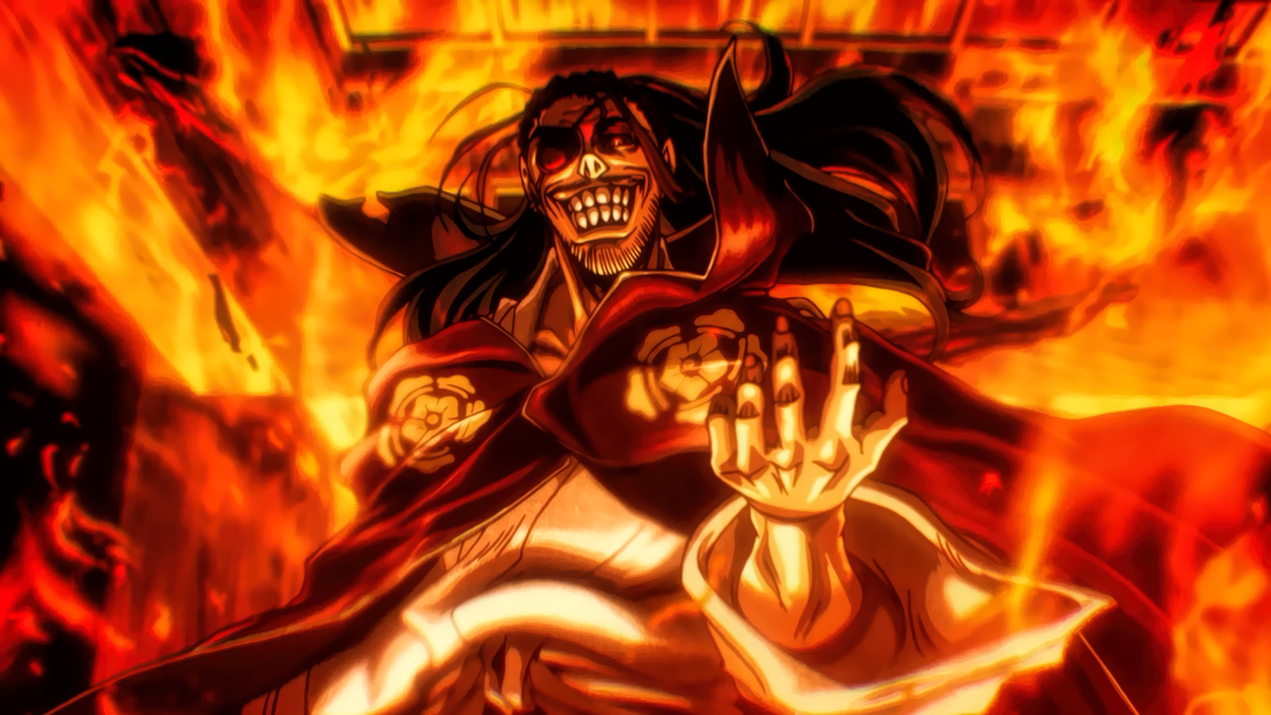 Drifters, anime, sword, battle  1366x768 Wallpaper 