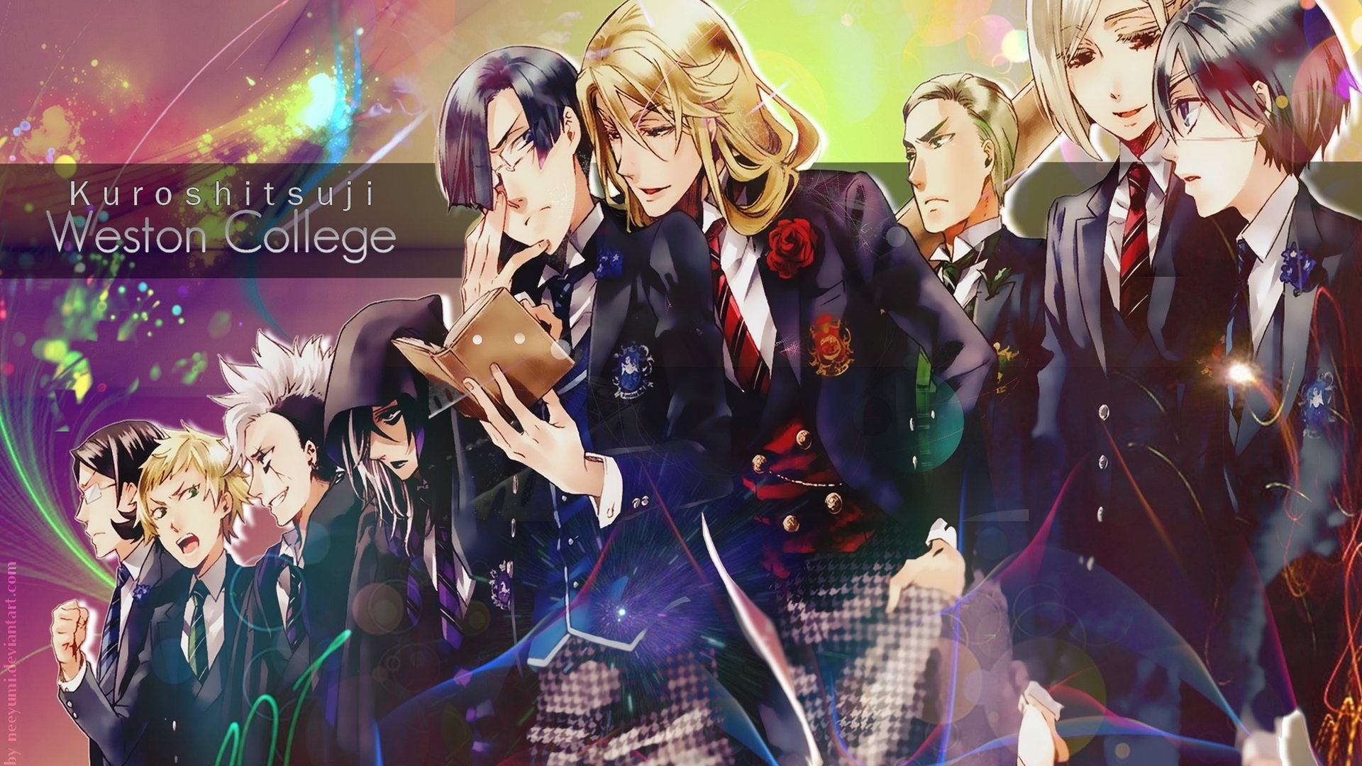 Black Butler HD Wallpaper: Kuroshitsuji at Weston College in Anime ...