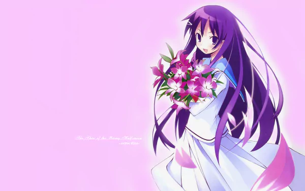 Anime Hanbun no Tsuki ga Noboru Sora HD Desktop Wallpaper | Background Image