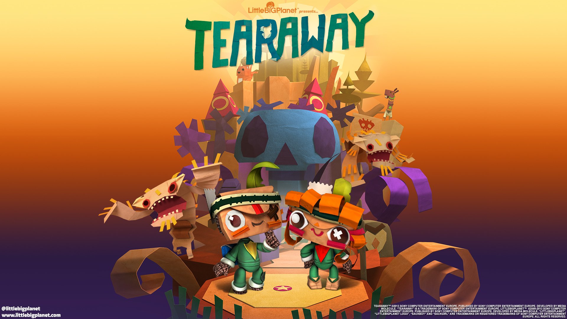 Download Video Game Tearaway HD Wallpaper