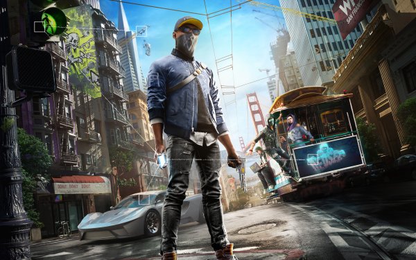 Video Game Watch Dogs 2 Watch Dogs San Francisco Marcus Holloway HD Wallpaper | Background Image