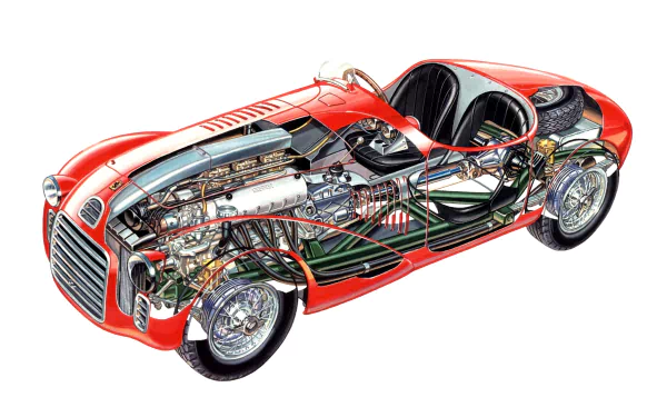 vehicle Ferrari 125 Sport HD Desktop Wallpaper | Background Image