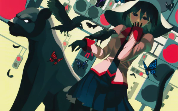 Owarimonogatari Ougi Oshino Anime Monogatari (Series) HD Desktop Wallpaper | Background Image