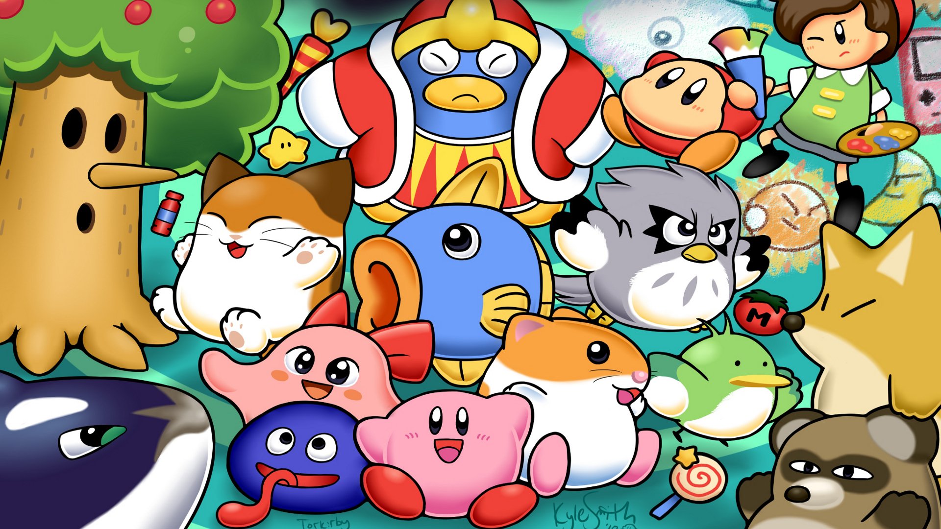 Kirby HD Wallpaper | Background Image | 1920x1080