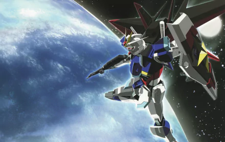 Anime Mobile Suit Gundam Seed Destiny ZGMF-X20A Strike Freedom Gundam HD Desktop Wallpaper | Background Image