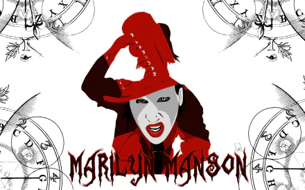 heavy metal industrial metal music Marilyn Manson HD Desktop Wallpaper | Background Image