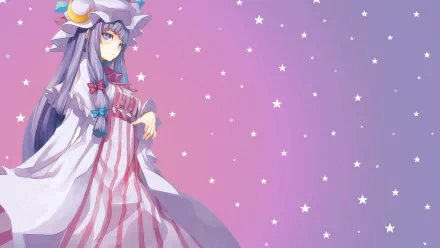 Patchouli Knowledge Anime Touhou HD Desktop Wallpaper | Background Image