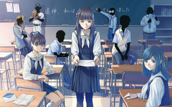 Fumino Aya video game Root Letter HD Desktop Wallpaper | Background Image