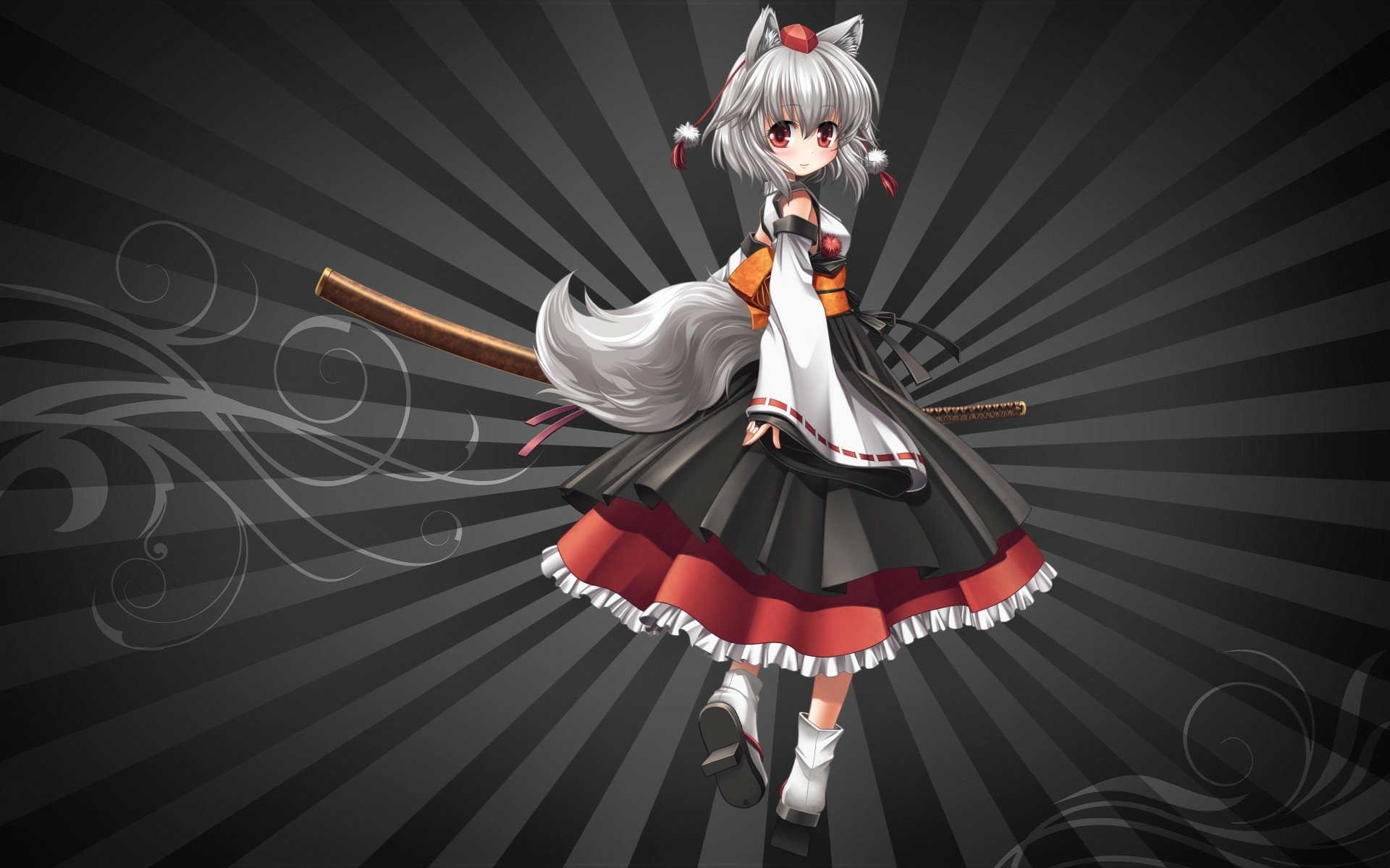 Download Momiji Inubashiri Anime Touhou HD Wallpaper