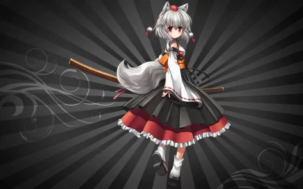 Momiji Inubashiri Anime Touhou HD Desktop Wallpaper | Background Image