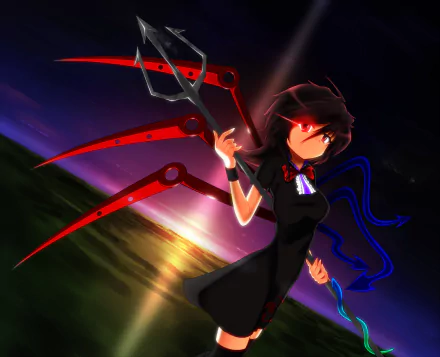 Nue Houjuu Anime Touhou HD Desktop Wallpaper | Background Image