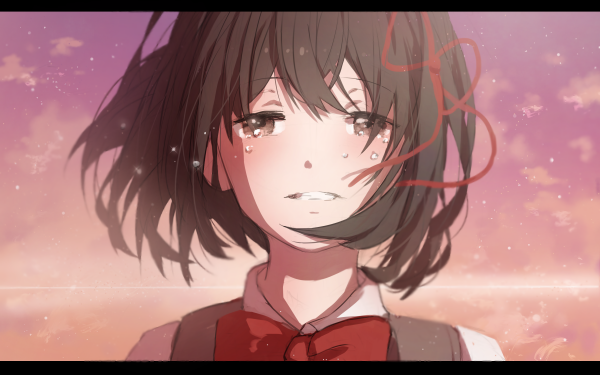 Anime Your Name. Mitsuha Miyamizu Kimi No Na Wa. HD Wallpaper | Background Image