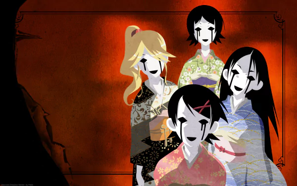 Kaere Kimura Kafuka Fuura Chiri Kitsu Nami Hitou Anime Sayonara Zetsubou-Sensei HD Desktop Wallpaper | Background Image