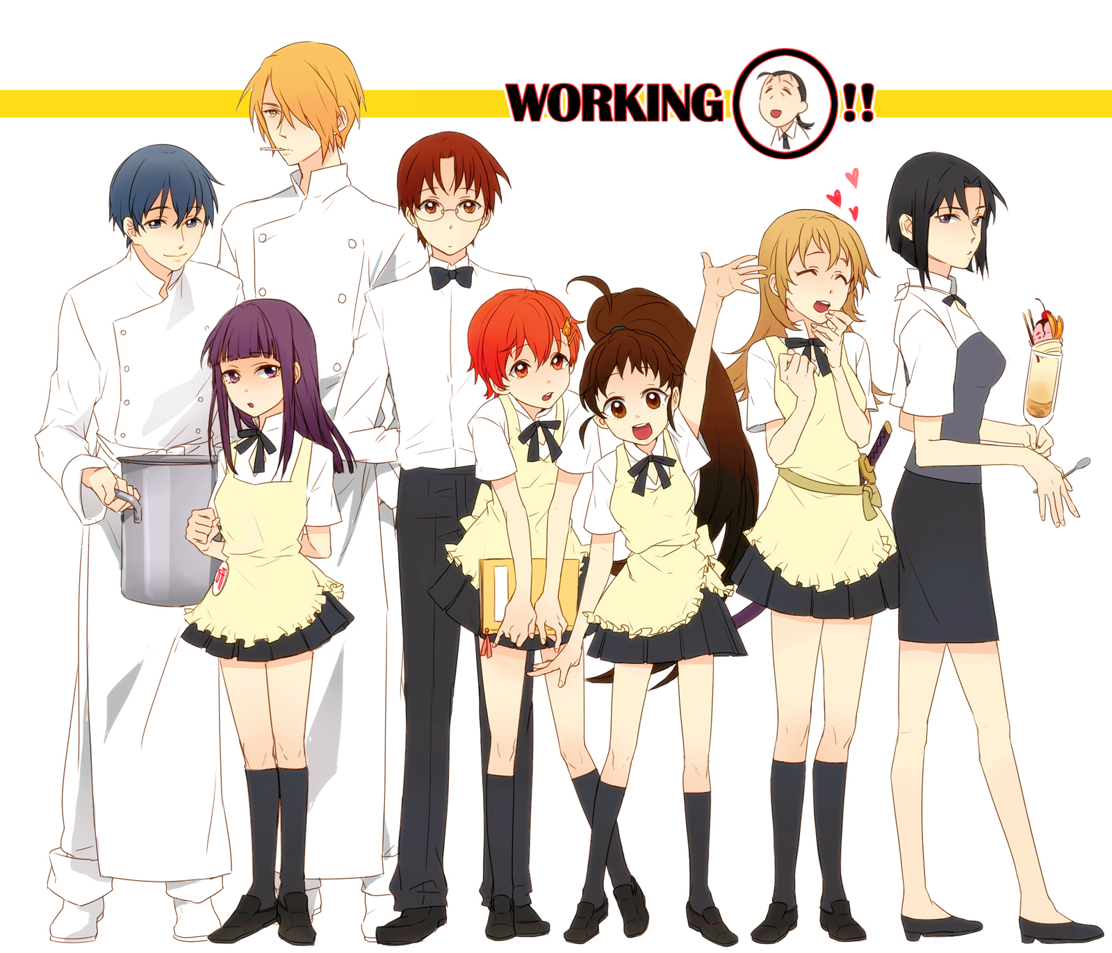 Download Anime Working!! Wallpaper