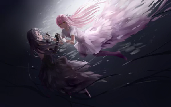 Homura Akemi Madoka Kaname Ultimate Madoka Anime Puella Magi Madoka Magica HD Desktop Wallpaper | Background Image