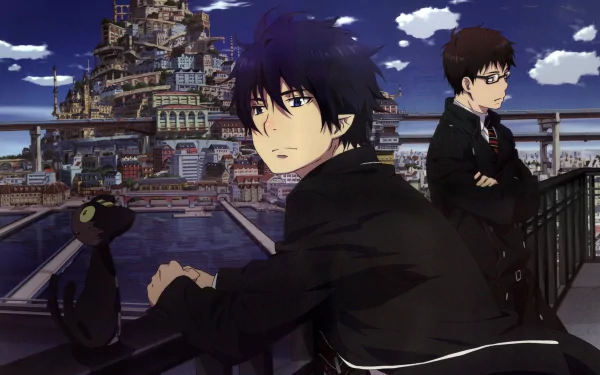 Anime Blue Exorcist HD Desktop Wallpaper | Background Image
