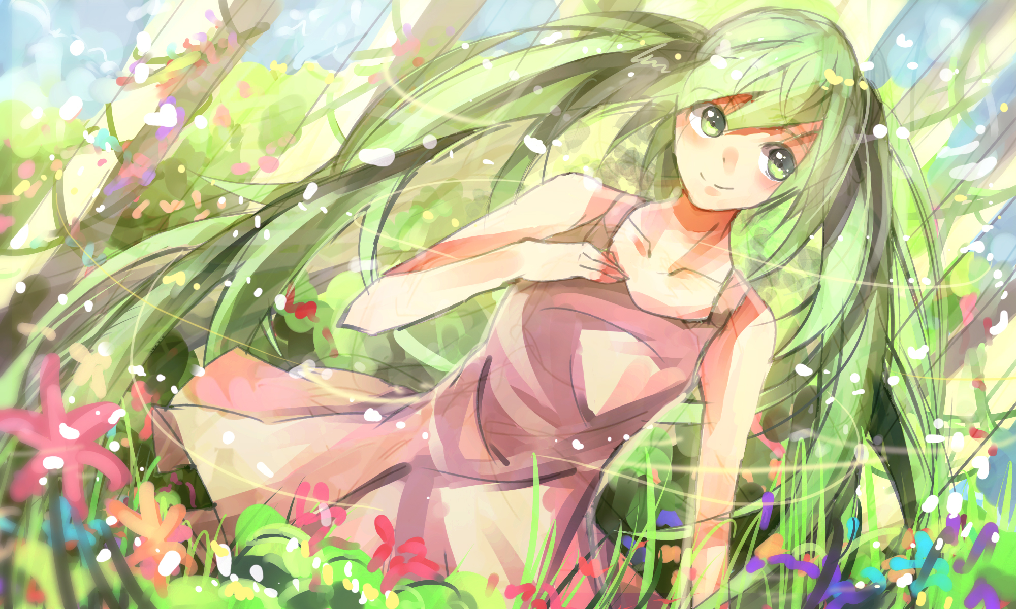 Download Hatsune Miku Anime Vocaloid HD Wallpaper