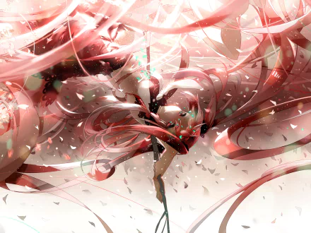 Sakura Miku Anime Vocaloid HD Desktop Wallpaper | Background Image