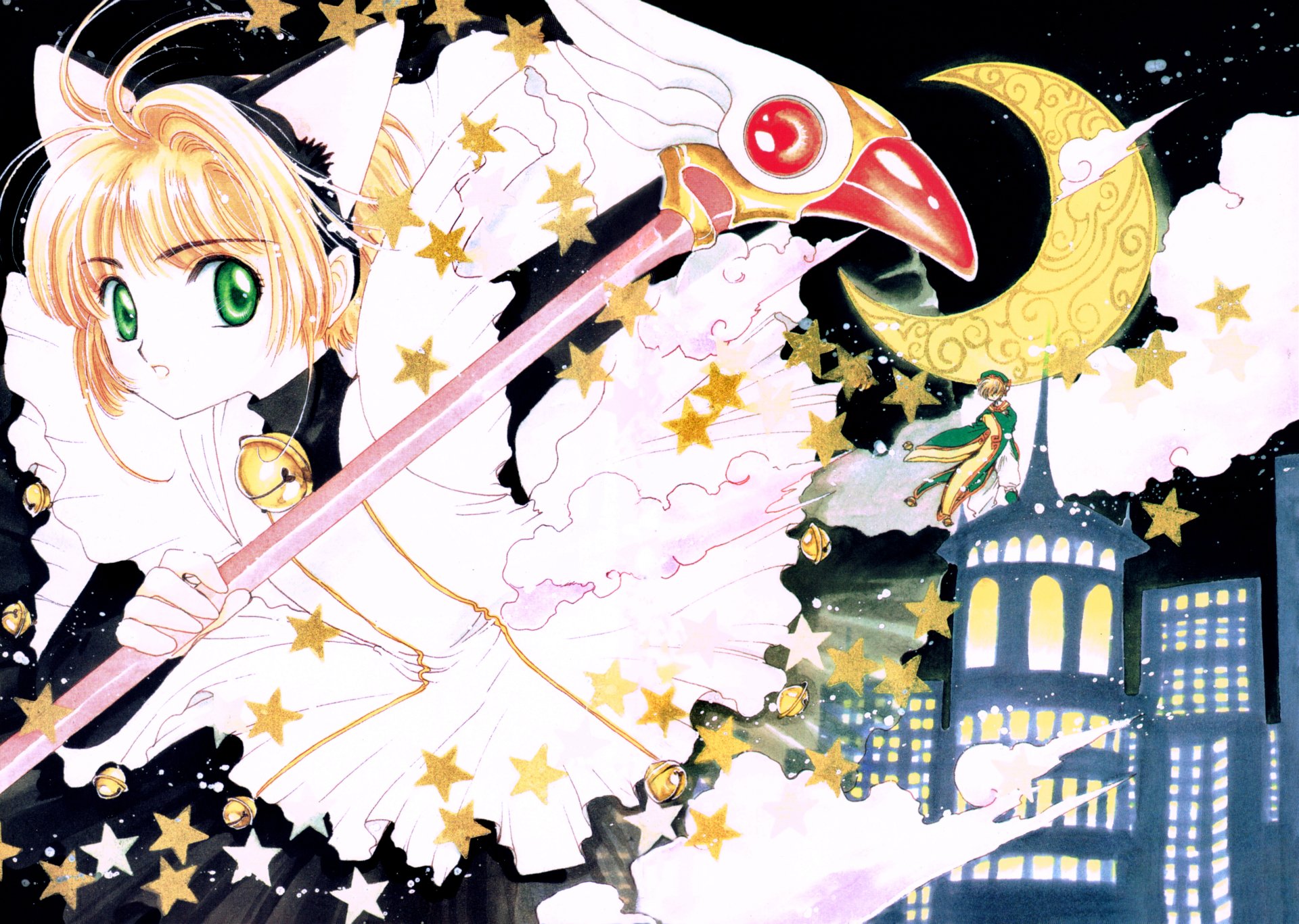 Download Syaoran Li Sakura Kinomoto Anime Cardcaptor Sakura 4k Ultra HD Wallpaper