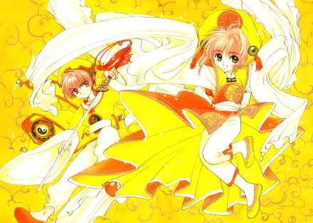 Syaoran Li Sakura Kinomoto Anime Cardcaptor Sakura HD Desktop Wallpaper | Background Image