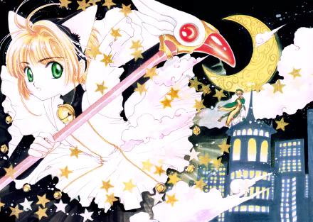 Syaoran Li Sakura Kinomoto Anime Cardcaptor Sakura HD Desktop Wallpaper | Background Image