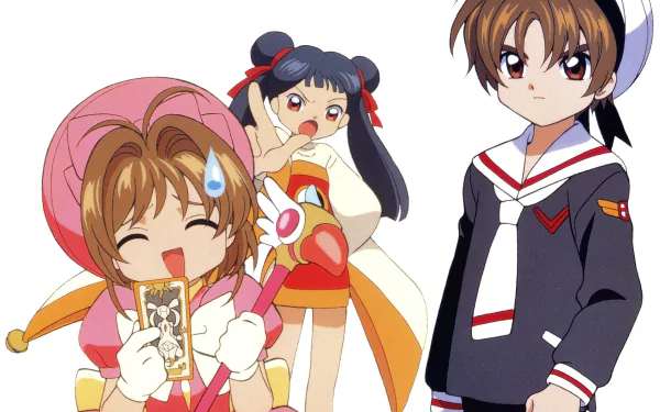 Sakura Kinomoto Meiling Li Syaoran Li Anime Cardcaptor Sakura HD Desktop Wallpaper | Background Image