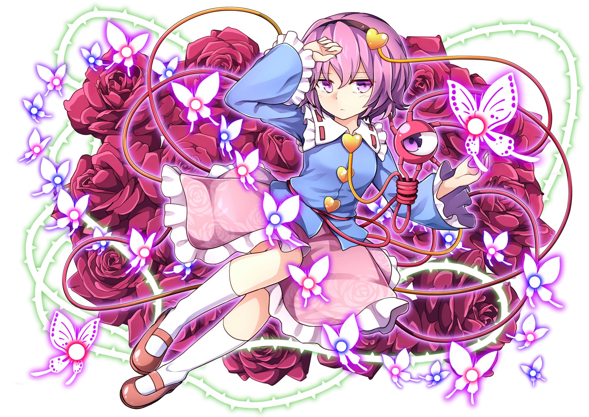 Download Satori Komeiji Anime Touhou HD Wallpaper