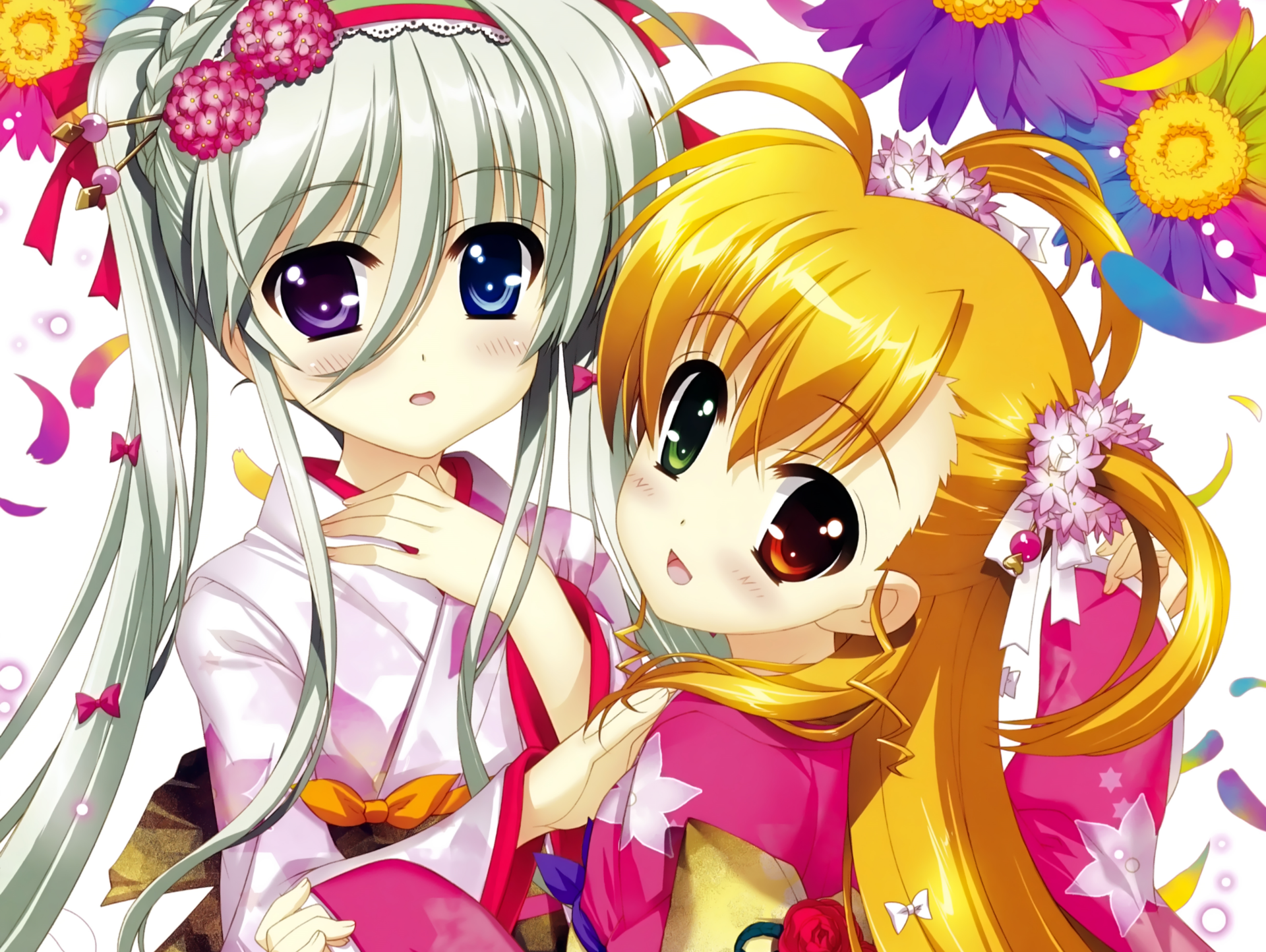 Download Anime Magical Girl Lyrical Nanoha 4k Ultra HD Wallpaper by Fujima Takuya