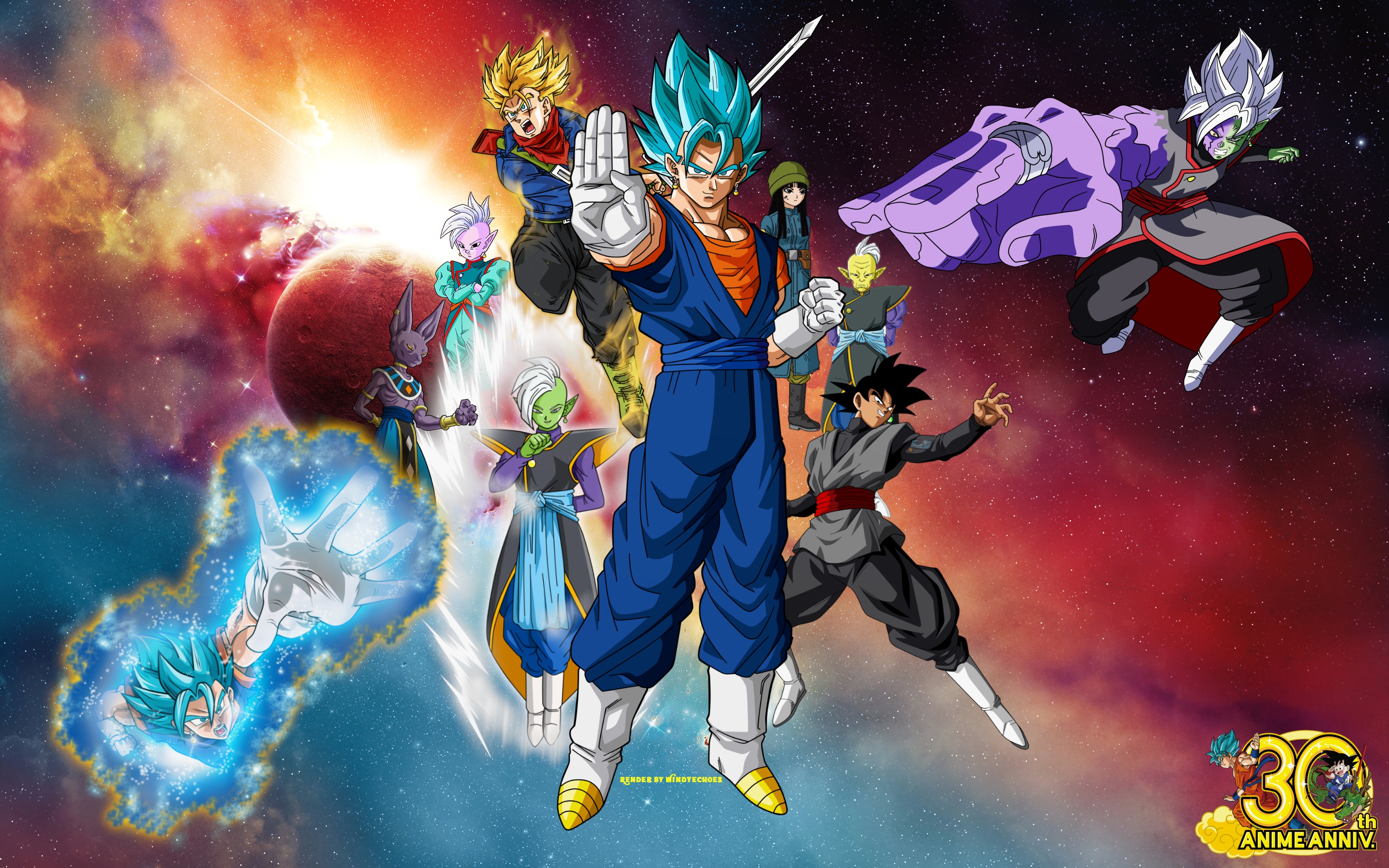 Dragon Ball Z And Dragon Ball Super Wallpaper by WindyEchoes on