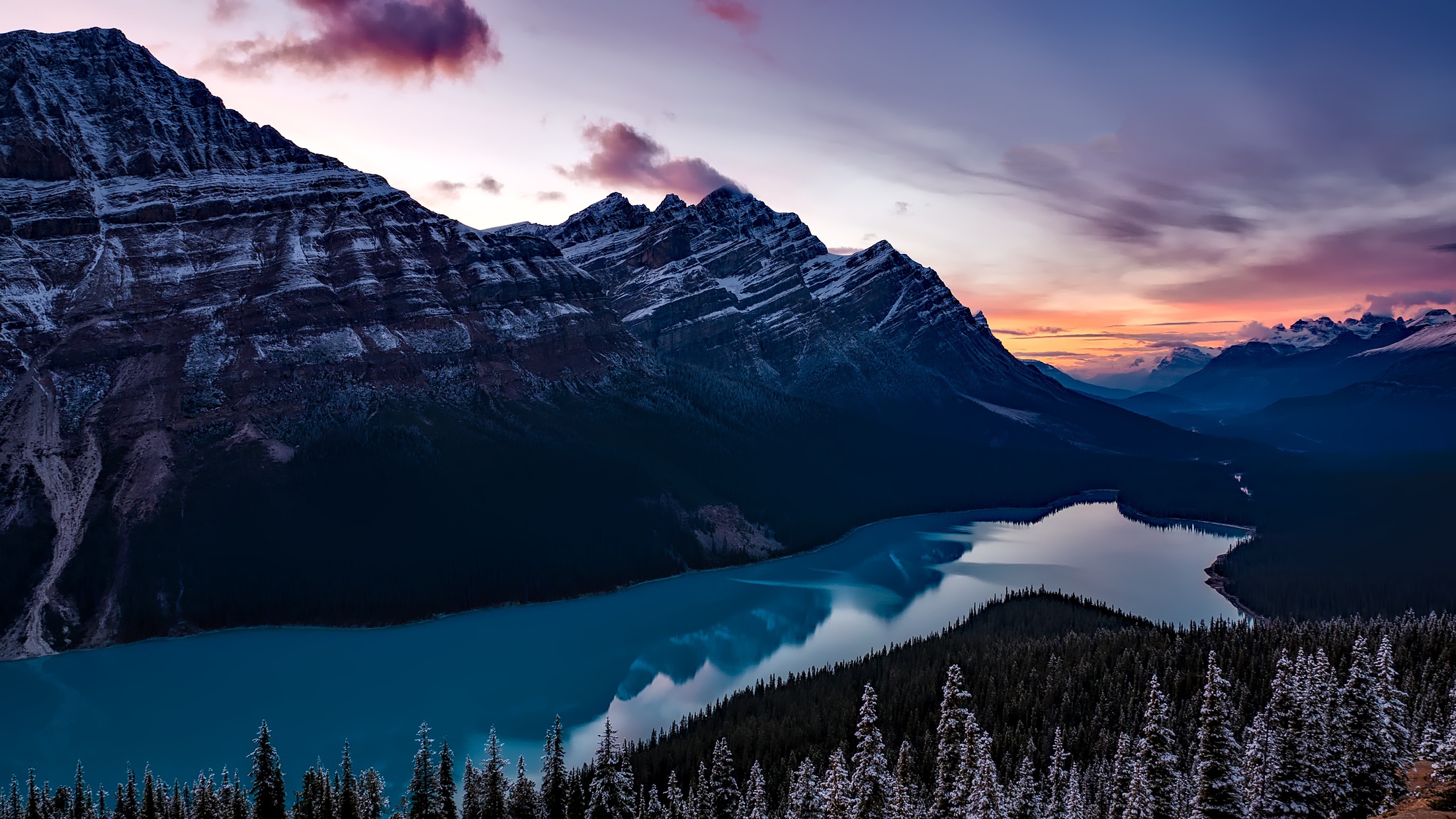 Download Forest Reflection Landscape Panorama Mountain Nature Canada ...