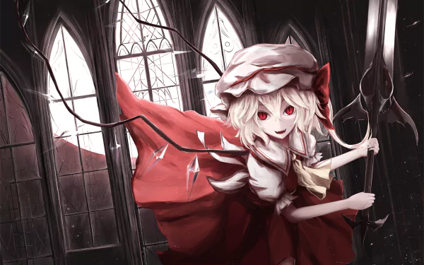 Flandre Scarlet Anime Touhou HD Desktop Wallpaper | Background Image