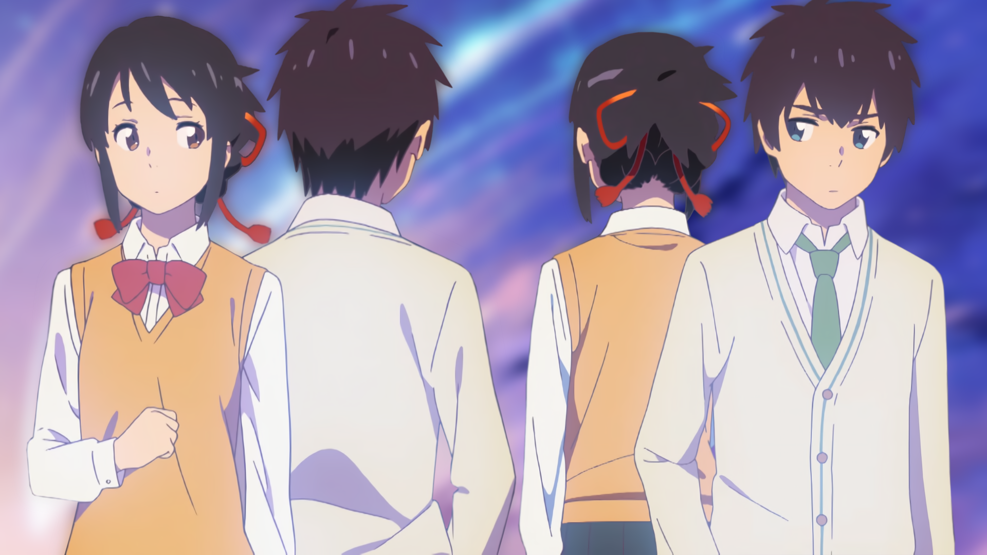 Download Your Name. Taki Tachibana Mitsuha Miyamizu Anime  4k Ultra HD Wallpaper