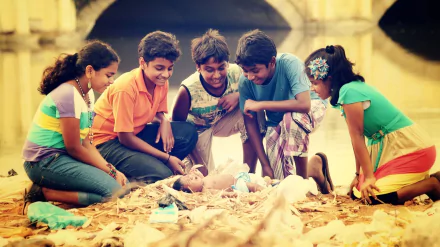 movie Azhagu Kutti Chellam HD Desktop Wallpaper | Background Image
