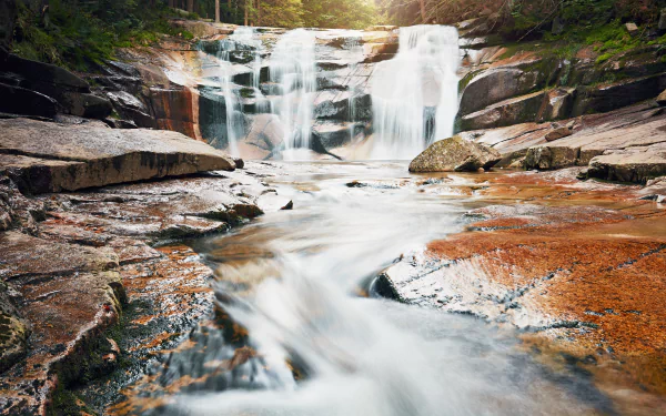 nature waterfall HD Desktop Wallpaper | Background Image