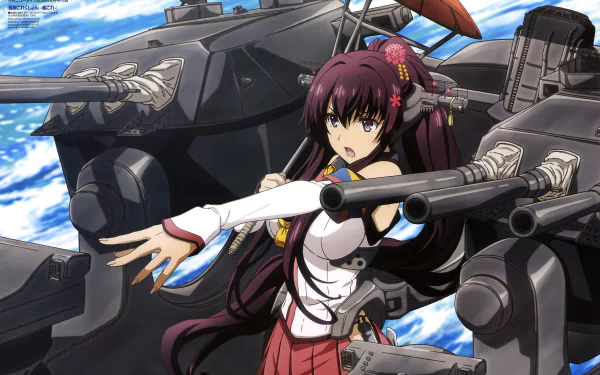 Yamato (Kancolle) Anime Kantai Collection HD Desktop Wallpaper | Background Image
