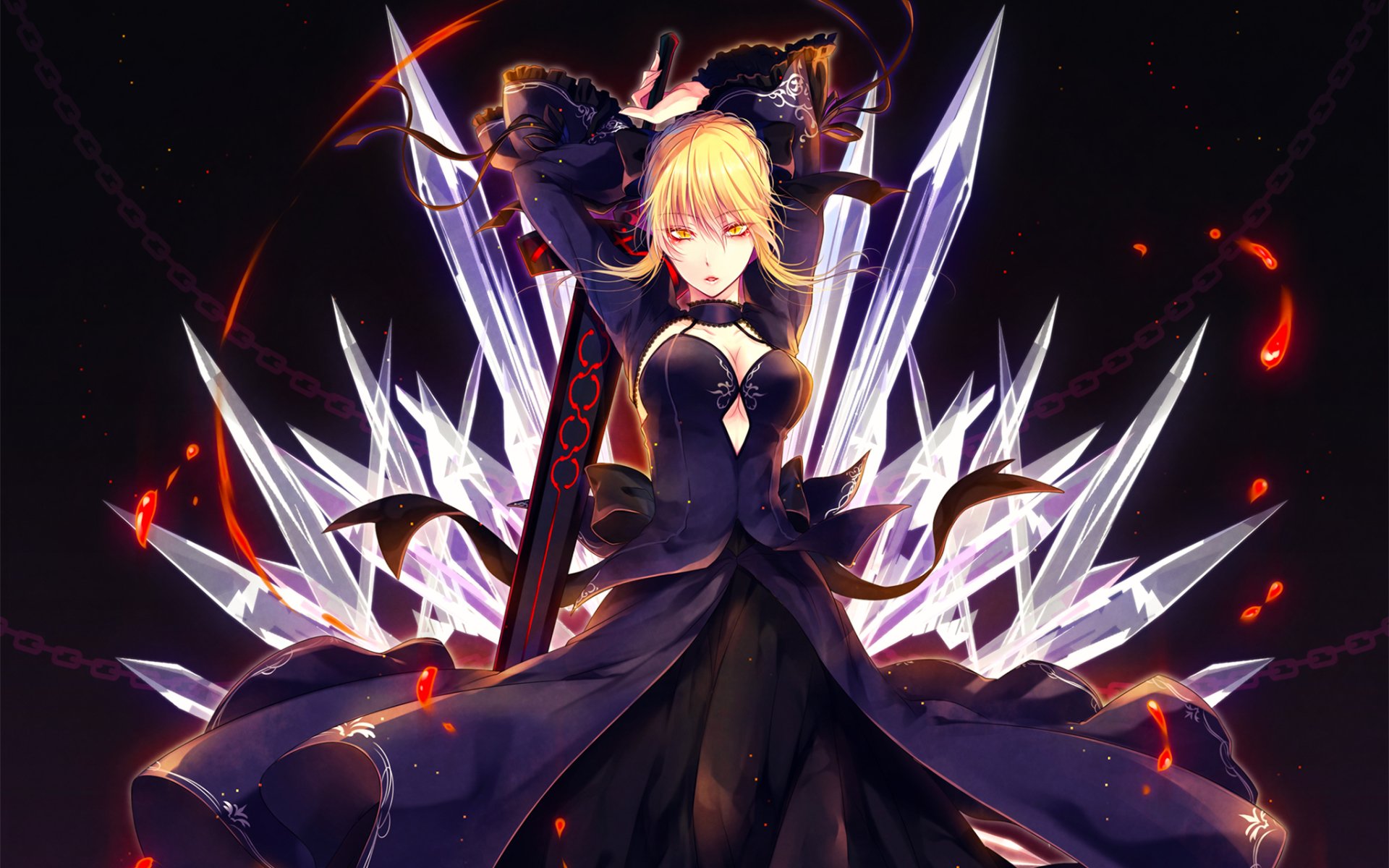 Download Saber Alter Anime Fate/Grand Order HD Wallpaper