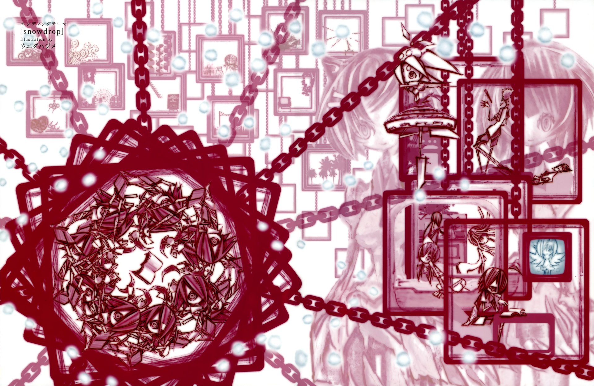 Download Anime Monogatari (Series) 4k Ultra HD Wallpaper by Hajime Ueda