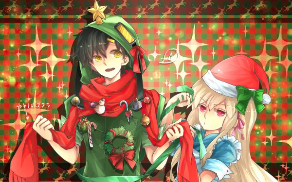 Anime Kagerou Project Kousuke Seto Marry Kozakura Christmas HD Wallpaper | Background Image