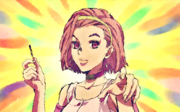 Jojo's Bizarre Adventure: Diamond Is Unbreakable pink eyes pink hair Reimi Sugimoto Anime Jojo's Bizarre Adventure HD Desktop Wallpaper | Background Image