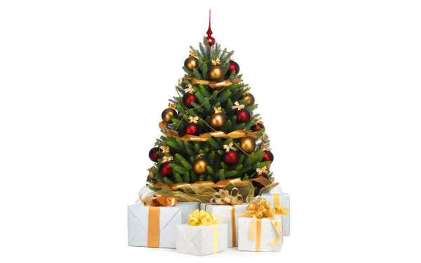 gift christmas tree holiday Christmas HD Desktop Wallpaper | Background Image