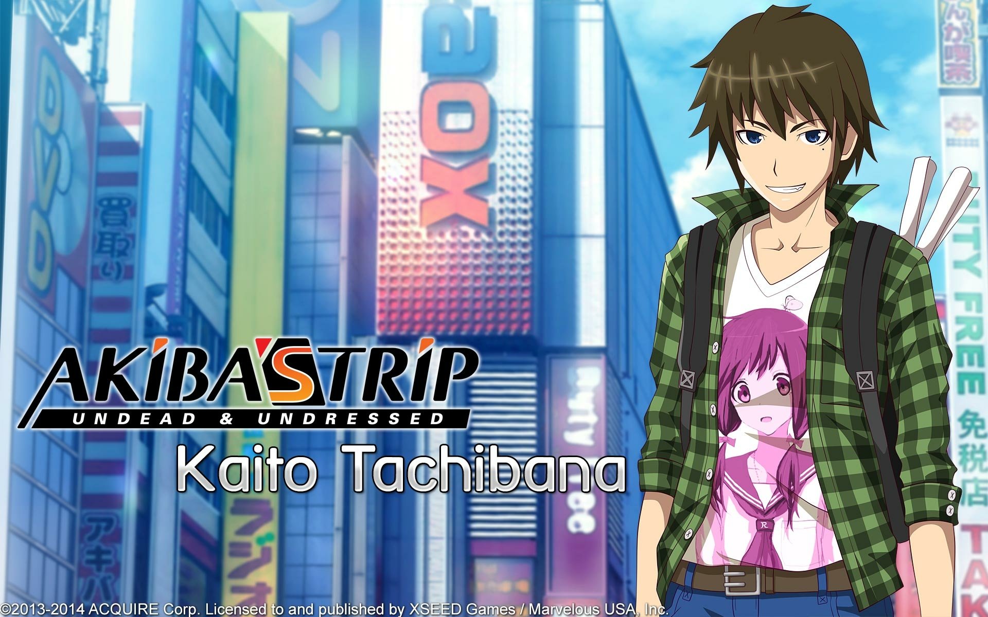 Download Anime Akiba's Trip HD Wallpaper