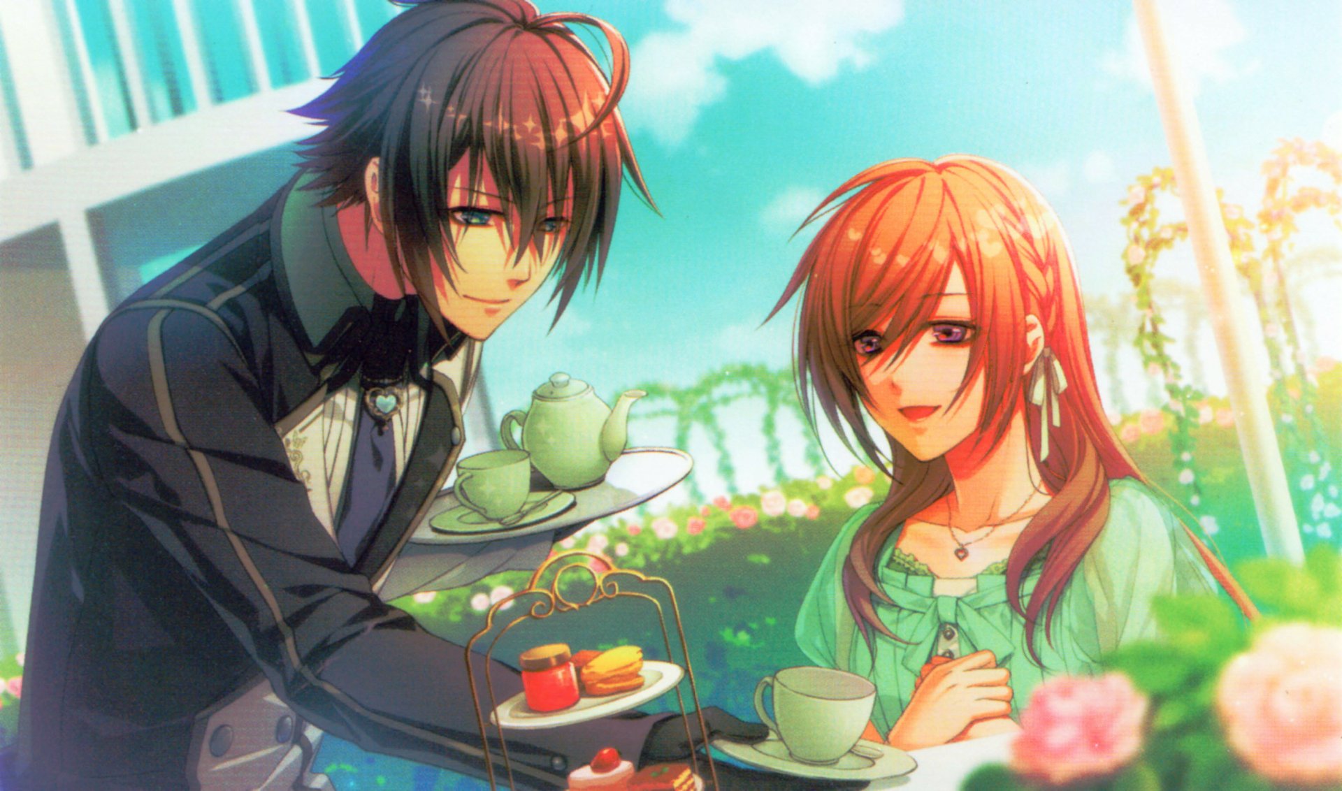 Download Himeno Kyouko Masaki Shinnosuke Anime Glass Heart Princess HD Wallpaper by Kinami Yuki