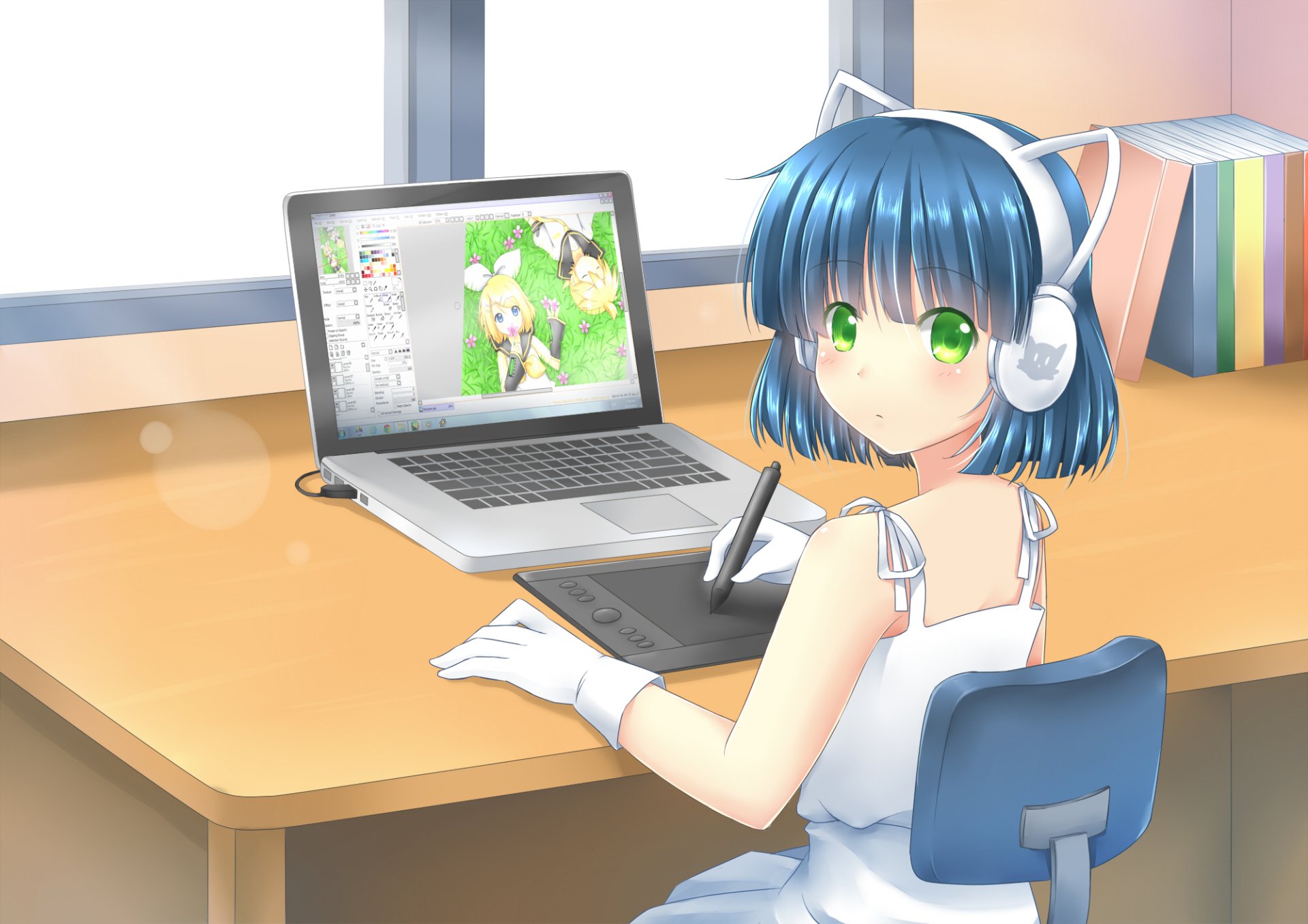 Download Utau Ryone Yami Rin Kagamine Len Kagamine Vocaloid Anime Crossover HD Wallpaper by hikariin25